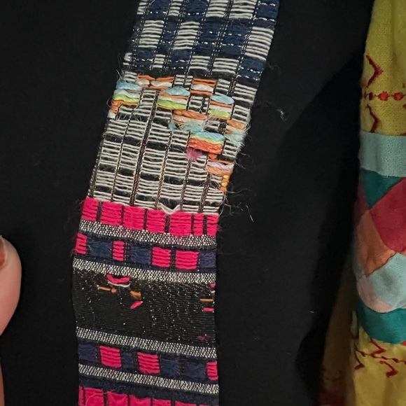 NWT Trina Turk Cocktail Dress w/ Neon & Metallic Woven Trim - Size 6 - Picture 5 of 5